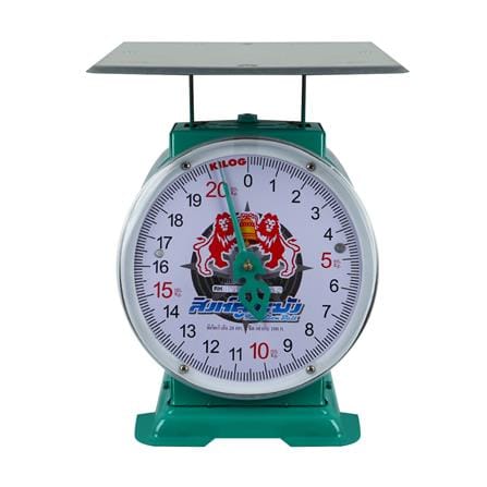 เครื่องชั่งสปริง ตราสิงห์ 20 กก. สีเขียว_0