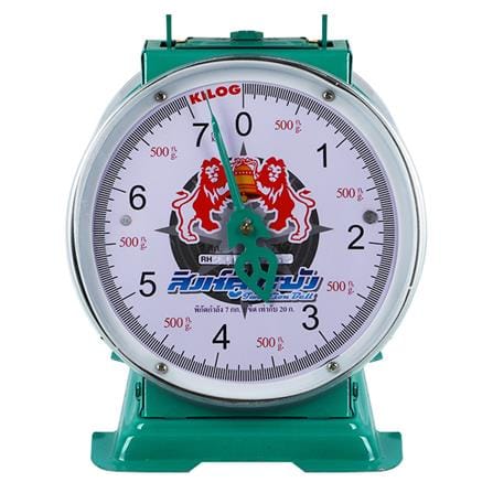 เครื่องชั่งสปริง ตราสิงห์ 7 กก. สีเขียว_2