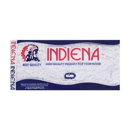 ผ้าม็อบดันฝุ่นคอตตอน INDIENA 18 นิ้ว สีขาว_0
