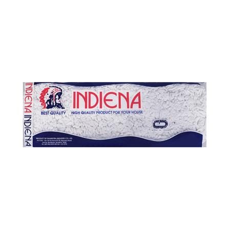 ผ้าม็อบดันฝุ่นคอตตอน INDIENA 24 นิ้ว สีขาว