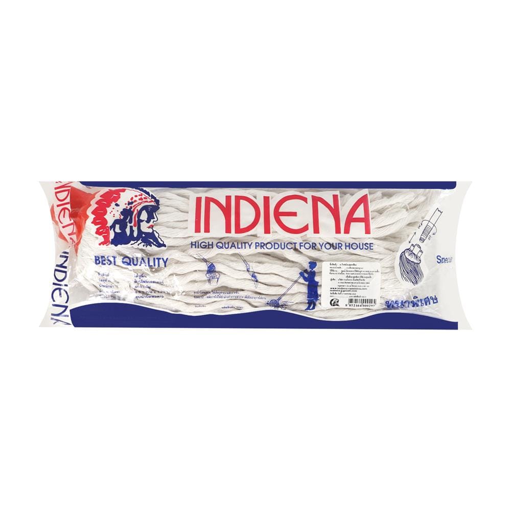ผ้าม็อบคอตตอน INDIENA 5 นิ้ว สีขาว