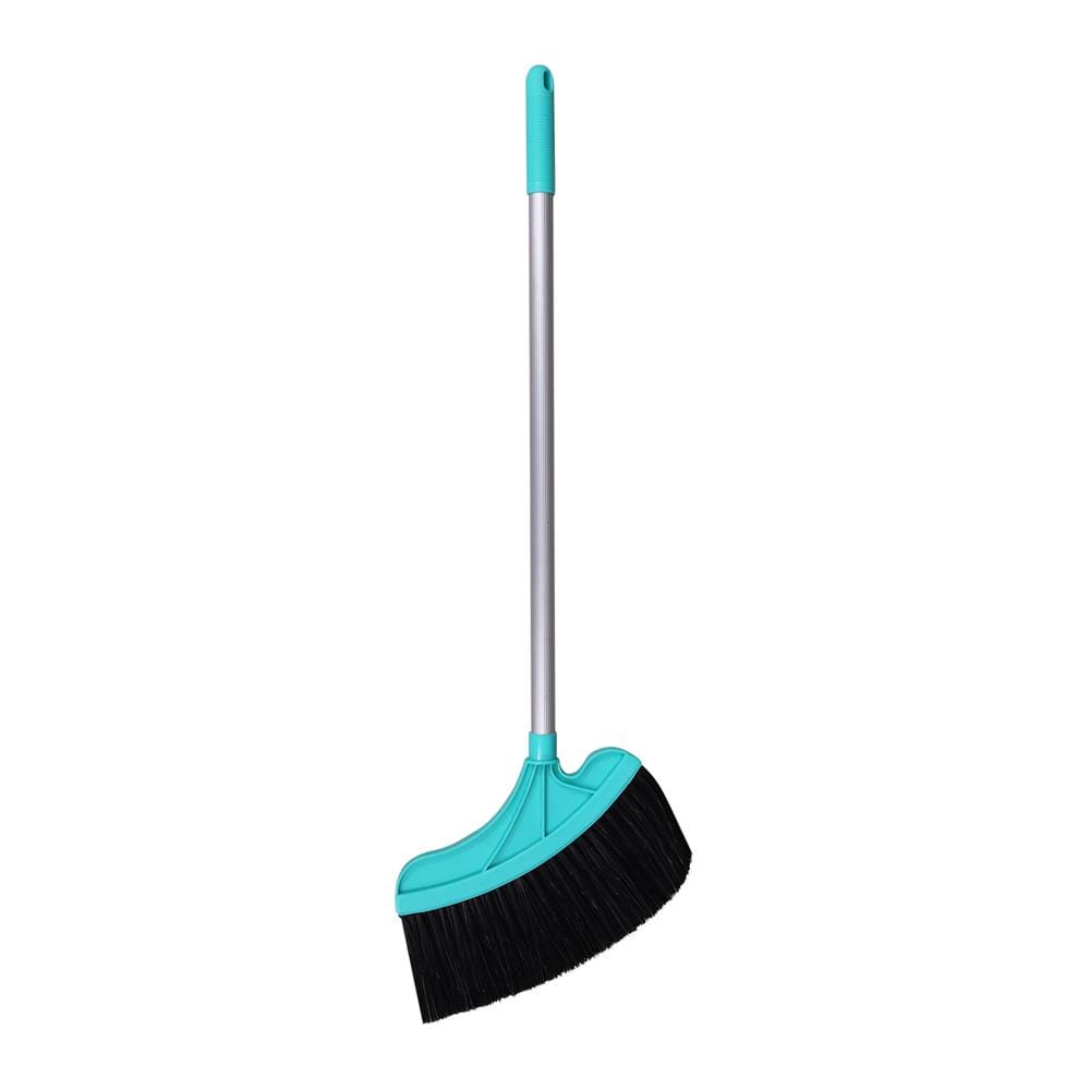 ไม้กวาดขนไนลอน ด้ามอะลูมิเนียม K.T.UTENSIL สีฟ้า