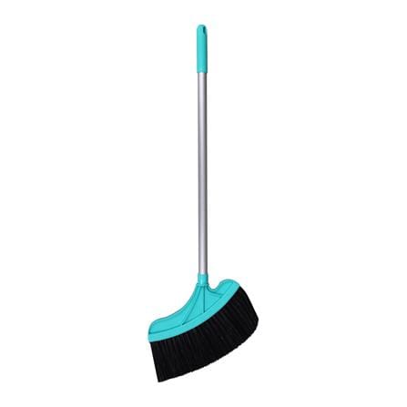ไม้กวาดขนไนลอน ด้ามอะลูมิเนียม K.T.UTENSIL สีฟ้า