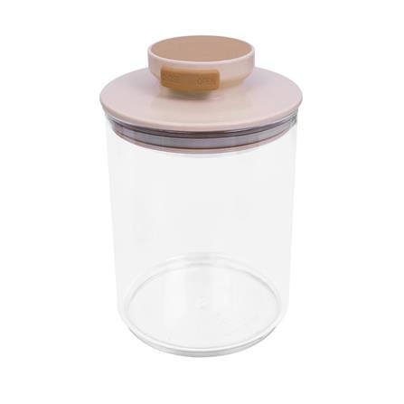 ขวดโหลแก้วฝาดึง 0.7 ลิตร HAPPY WARE สีน้ำตาล