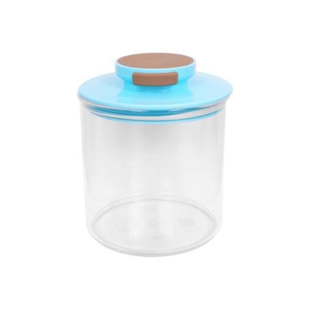 ขวดโหลแก้วฝาดึง 0.5 ลิตร HAPPY WARE สีเขียว_0