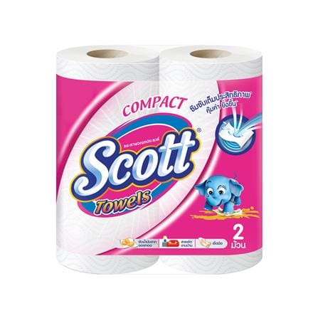 กระดาษอเนกประสงค์ SCOTT COMPACT (แพ็ก 2 ชิ้น)