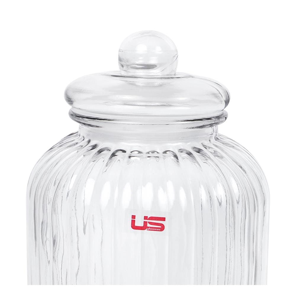 ขวดโหลแก้วฝาดึง 4.5 ลิตร US RC-4500 สีใส