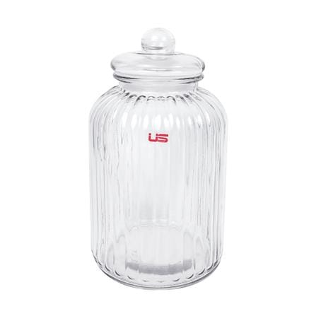 ขวดโหลแก้วฝาดึง 4.5 ลิตร US RC-4500 สีใส_0