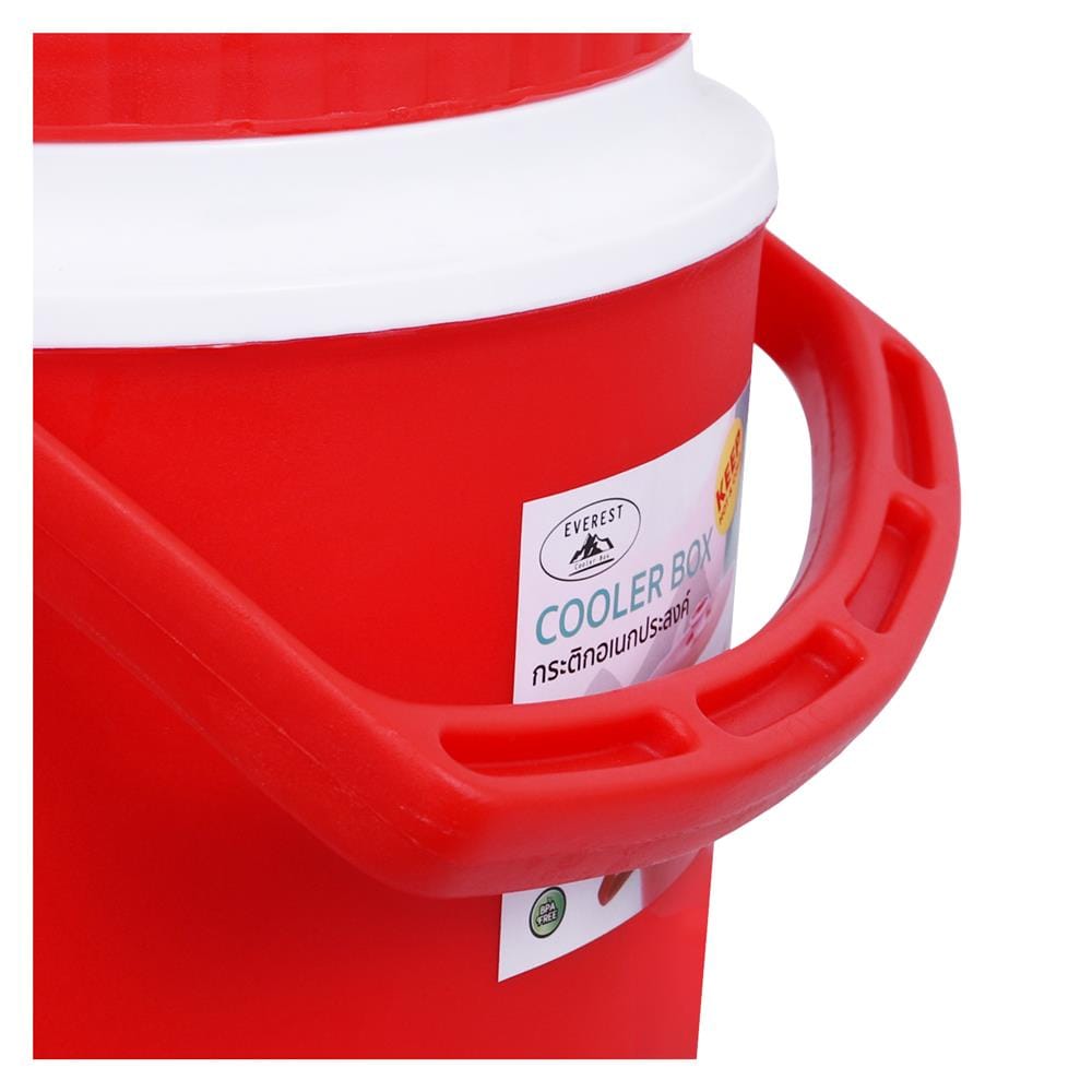 กระติกน้ำแข็งมีก๊อก 8 ลิตร EVEREST AG 434 R สีแดง
