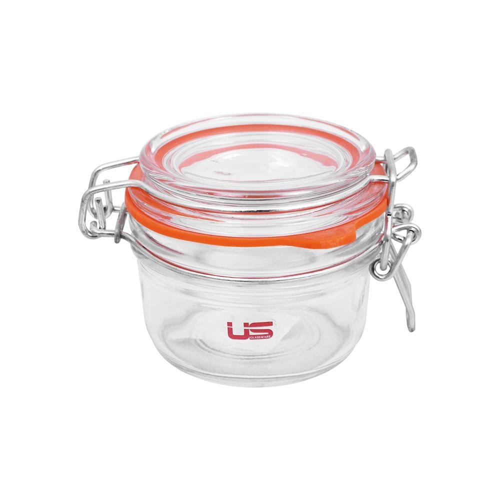 ขวดโหลแก้วฝาสปริง US 100 มล.