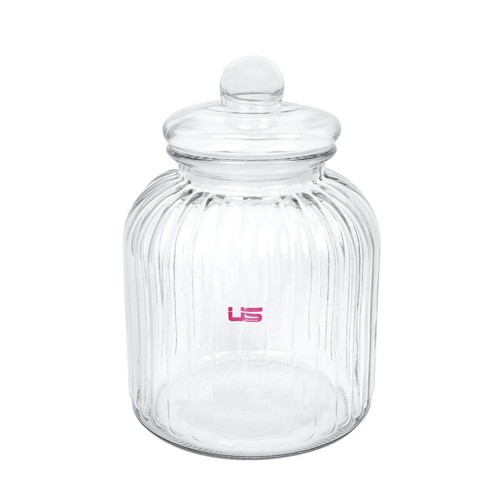 ขวดโหลแก้วฝาดึง 3.5 ลิตร US RC-3500 สีใส