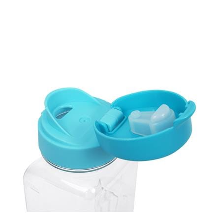 กระบอกน้ำทรงเหลี่ยม JCJ PET 8141 1.2 ลิตร สีฟ้า_2