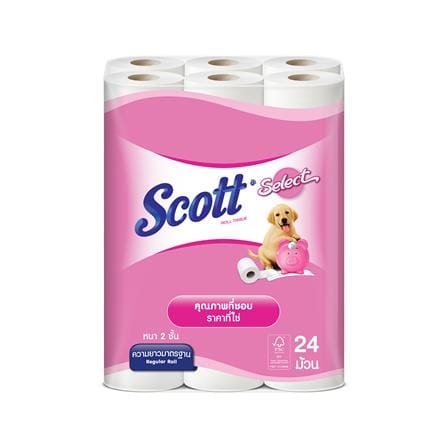 กระดาษชำระ SCOTT SELECT (แพ็ก 24 ชิ้น)_0