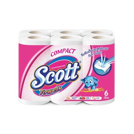 กระดาษอเนกประสงค์ SCOTT COMPACT (แพ็ก 6 ชิ้น)_0