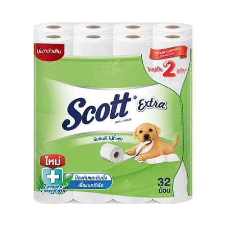 กระดาษชำระ SCOTT EXTRA แพ็ก 32 ม้วน