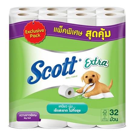 กระดาษชำระ SCOTT EXTRA ความยาวพิเศษ แพ็ก 32_0