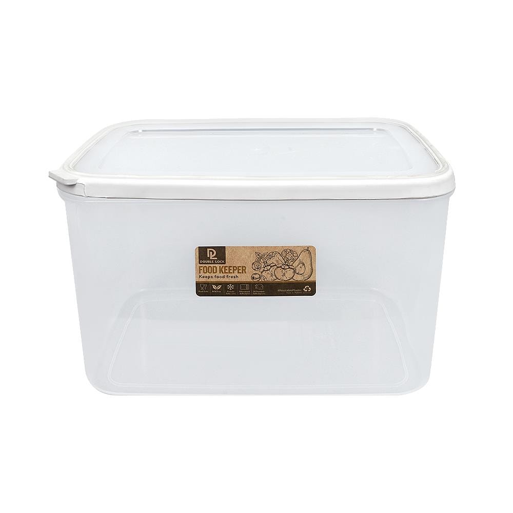 กล่องอาหาร DOUBLE LOCK 1443 9 ลิตร สีใส