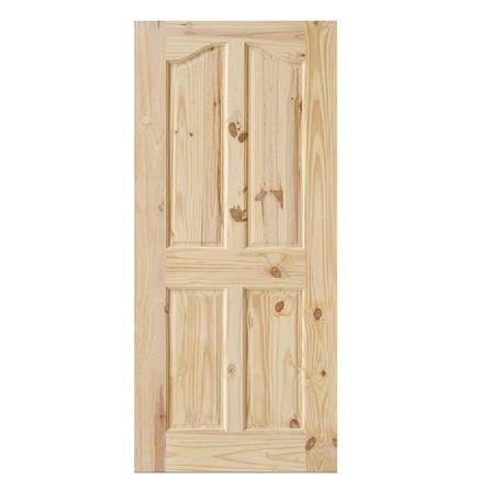 ประตูไม้สนนิวซีแลนด์ D2D ECO PINE-EZERO 9 100X200 ซม. สีธรรมชาติ ไม่เจาะลูกบิด_0