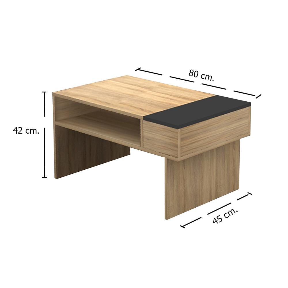 โต๊ะกลาง ME LIVING SUPRA สี SOLID OAK
