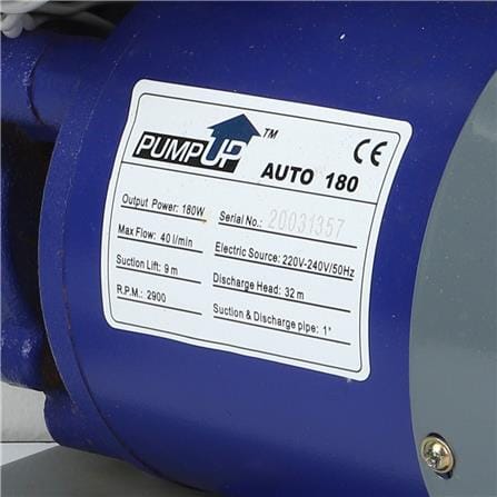 ปั๊มน้ำอัตโนมัติ SUMOTO PUMP UP AUTO180 180 วัตต์_1