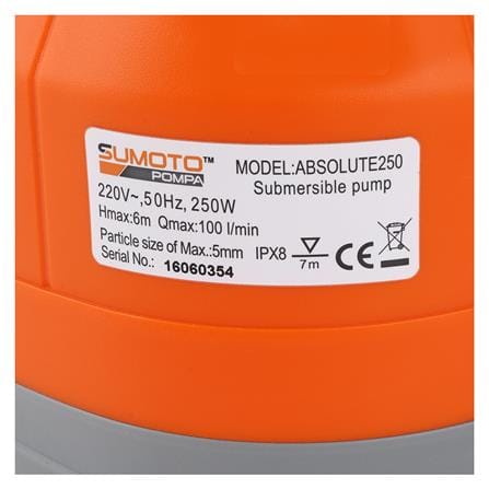 ปั้มจุ่ม SUMOTO POMPA 2IN1 ABSOLUTE250 250 วัตต์_3