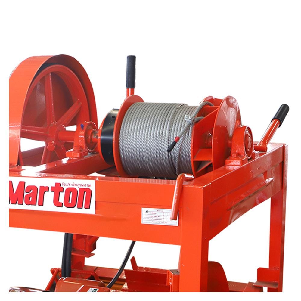 ลิฟท์ยกกระป๋องปูน (พร้อมมอเตอร์) MARTON 3 แรงม้า