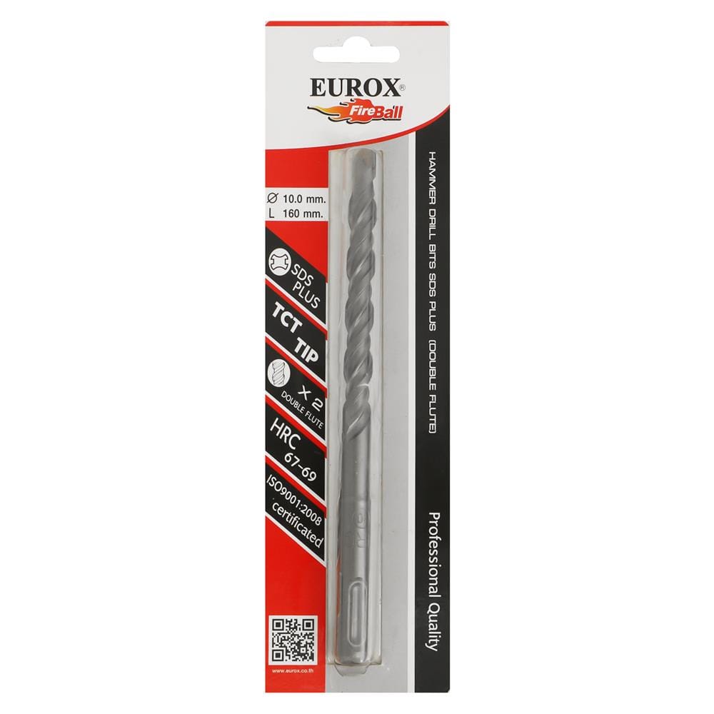 ดอกสว่านโรตารี่ EUROX SDS&nbsp;PLUS 10X160 มม.