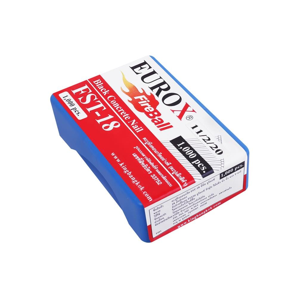 ตะปูยิงคอนกรีต EUROX FST18 1,000 นัด