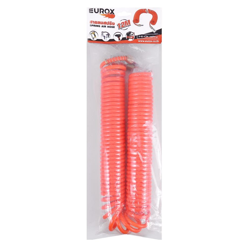 สายลมสปริง EUROX PU12M 12 ม. สีส้ม