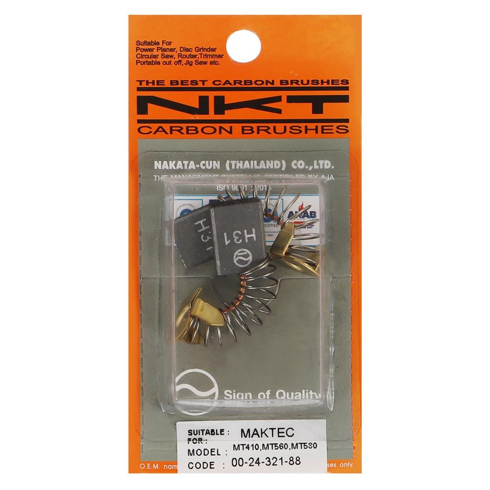 แปรงถ่าน NKT รุ่น MAKTEC MT410 MT560 MT580 00-24-321-88