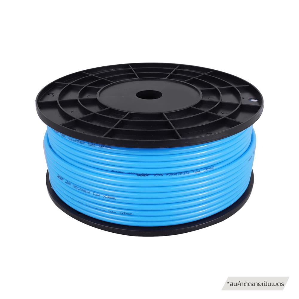 สายลมโพลียูรีเทน (ตัดขายเป็นเมตร) TAKARA 5x8 มม. สีฟ้า