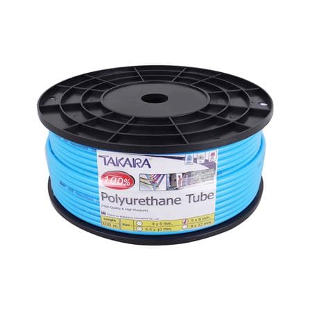 สายลมโพลียูรีเทน (ตัดขายเป็นเมตร) TAKARA 5x8 มม. สีฟ้า_1