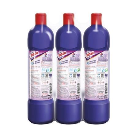น้ำยาทำความสะอาดห้องน้ำ VIXOL 900 มล. ม่วง แพ็ก 3 ชิ้น_1
