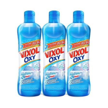 น้ำยาทำความสะอาดห้องน้ำ VIXOL OXY 700 มล. AQUA FRESH แพ็ก 3 ชิ้น_0