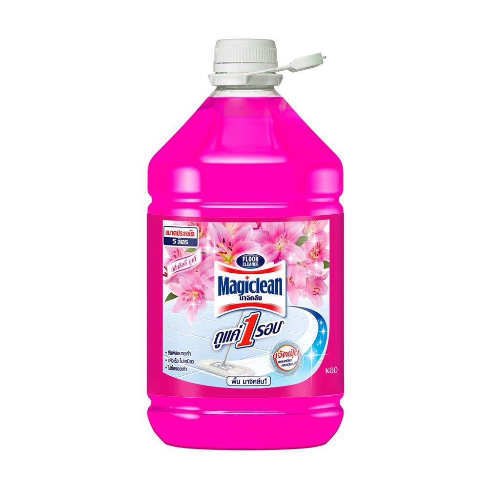 น้ำยาทำความสะอาดพื้น MAGICLEAN 5,000 มล. LILY BOUQUET