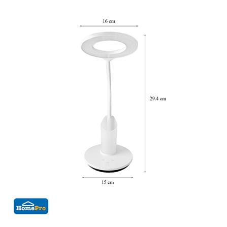 ไฟอ่านหนังสือ LED CARINI LA-R578-WH สีขาว_8