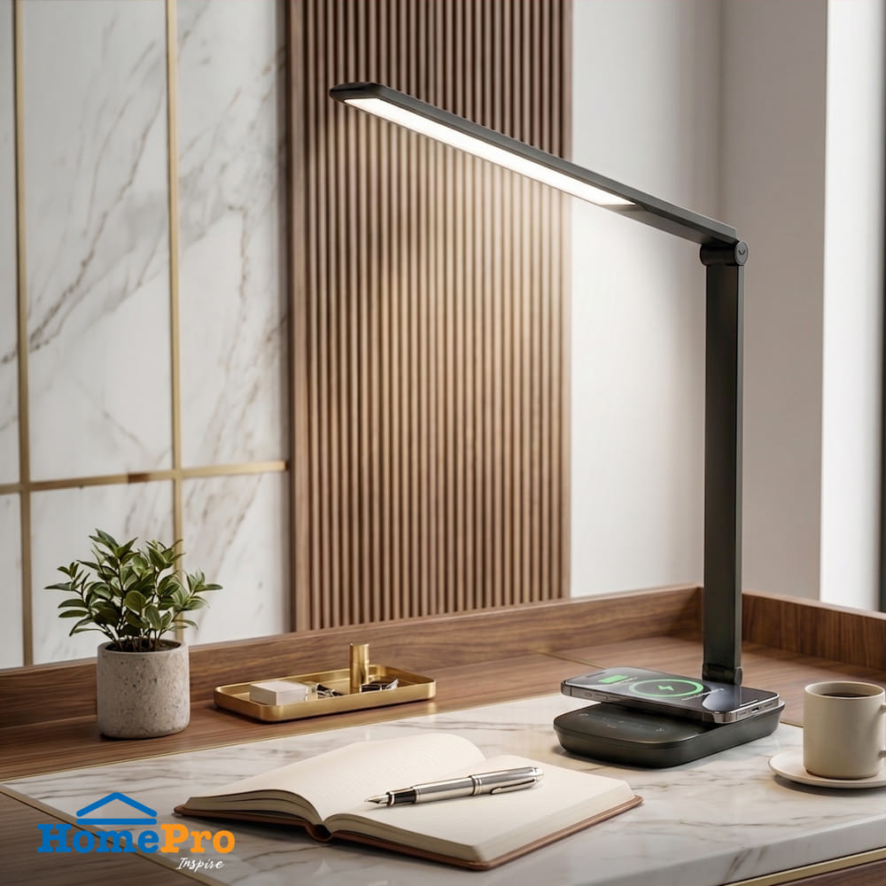 ไฟอ่านหนังสือ LED CARINI LA-N128-BK สีดำ