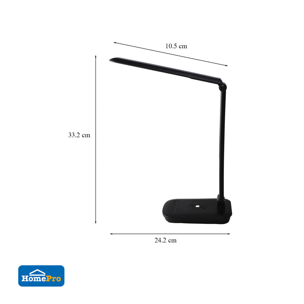 ไฟอ่านหนังสือ LED CARINI LA-N128-BK สีดำ