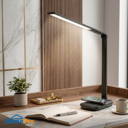 ไฟอ่านหนังสือ LED CARINI LA-N128-BK สีดำ_5