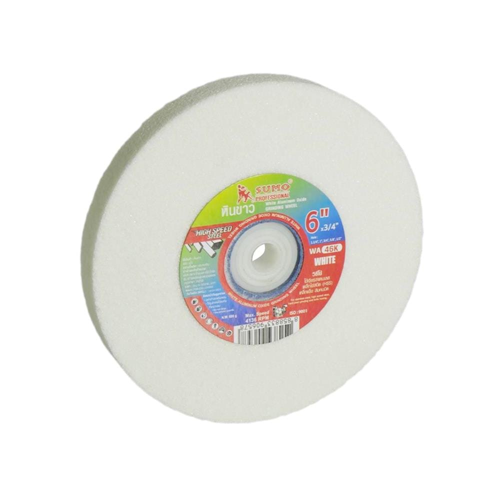 หินเจียรสีขาว SUMO WA 46K D 6 นิ้ว T 3/4 นิ้ว