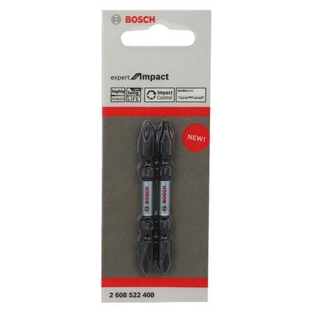 ชุดดอกไขควงสีดำ BOSCH BIT PH 2-65 2 ชิ้น/แพ็ค_2