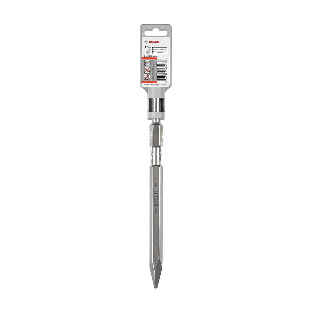 ดอกสกัดปลายแหลม BOSCH HEX 17x280 มม.