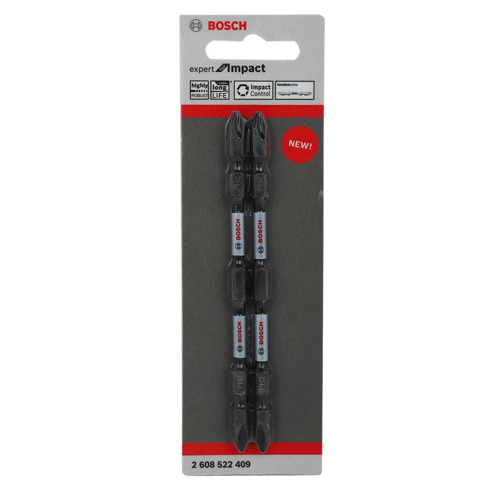 ชุดดอกไขควงสีดำ BOSCH PH 2-110 2 ชิ้น/แพ็ค