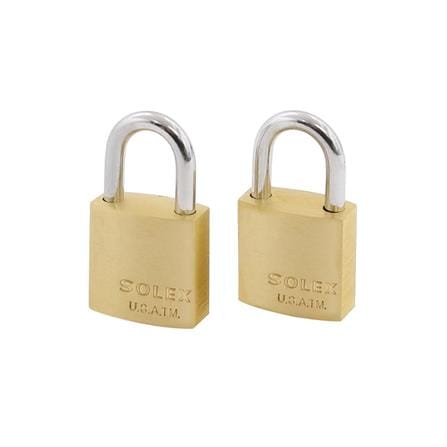 กุญแจคีย์อะไลก์ SOLEX KAL 2/1 SL 99 20 มม. สีทองเหลือง 2 ตัว/ชุด_0