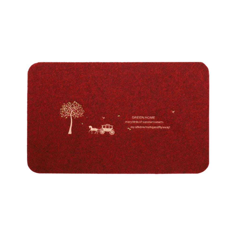 พรมเช็ดเท้าดักฝุ่น WSP BM-217 40x60 ซม. สีแดง
