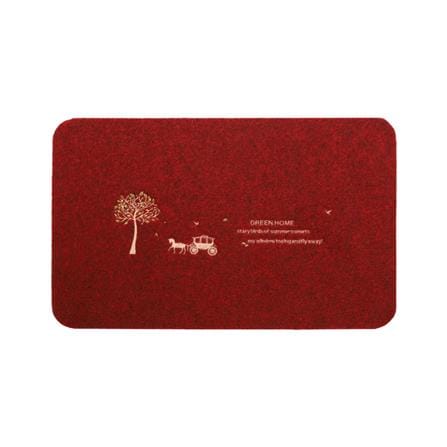 พรมเช็ดเท้าดักฝุ่น WSP BM-217 40x60 ซม. สีแดง_0