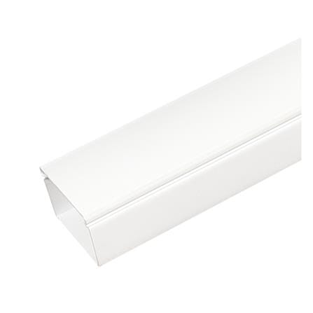 รางเก็บสายไฟแบบทึบ PVC SCG 6 x 8 ซม. 2 เมตร สีขาว_0