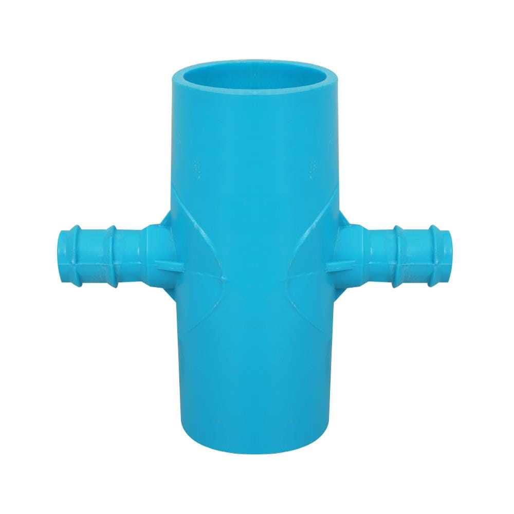 สี่ทางเกษตรลด PVC TOWAI 1 นิ้วX16 มม. สีฟ้า