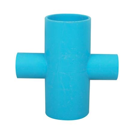 สี่ทางเกษตรลด PVC TOWAI 1 1/2 นิ้วx3/4 นิ้ว สีฟ้า_1