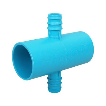สี่ทางเกษตรลด PVC TOWAI 1 1/2 นิ้วX25 มม. สีฟ้า_0